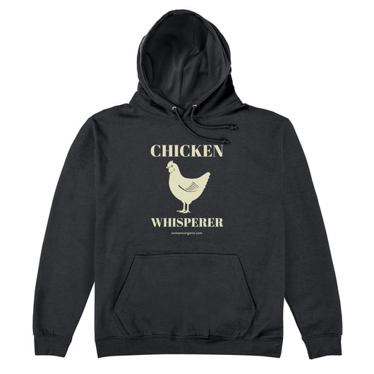 Image of chicken whisperer hoodie in black
