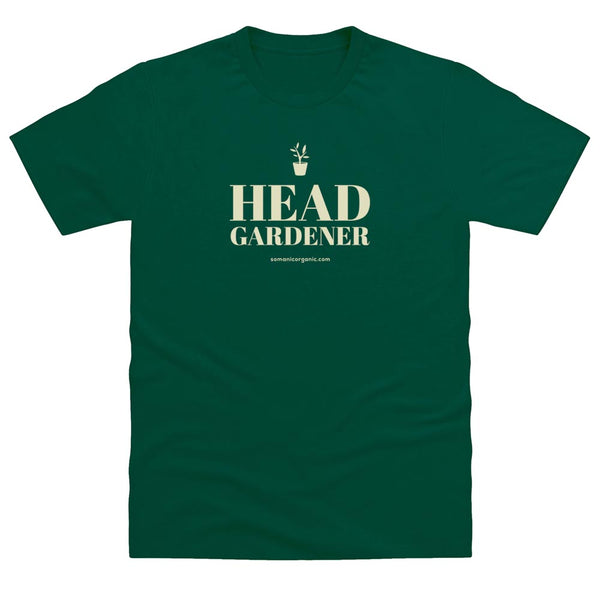 Head Gardener organic T-Shirt in dark green from www.somanicorganic.com